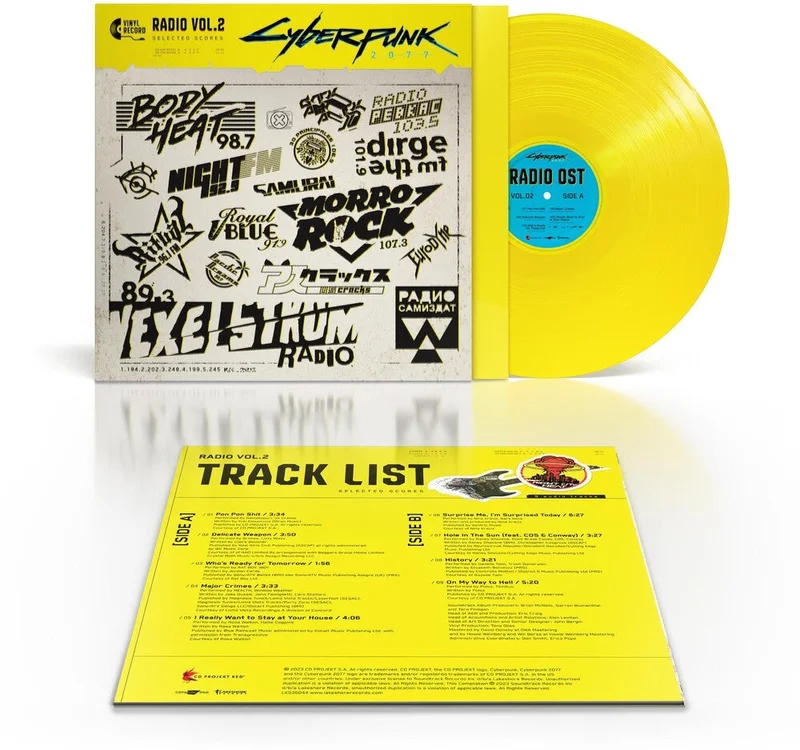 Cyberpunk 2077 Radio 2 / Various (Cvnl) (Ylw) - Cyberpunk 2077 Radio 2 / Various [Clear Vinyl] (Ylw)