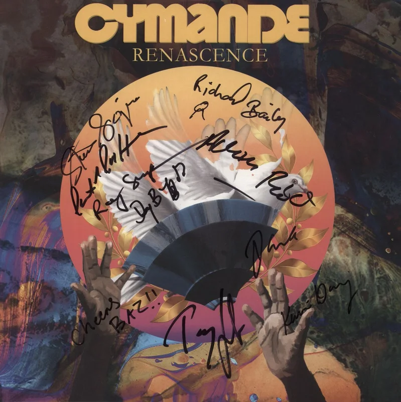 Cymande Renascence - Transparent Coral Vinyl - Autographed UK Vinyl LP