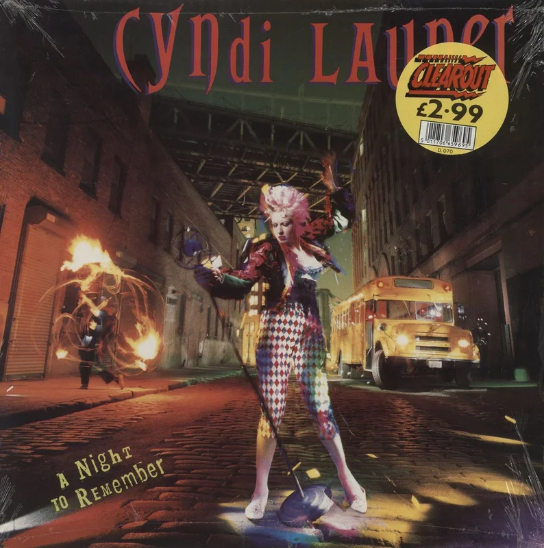 Cyndi Lauper A Night To Remember - Shrink UK Vinyl LP