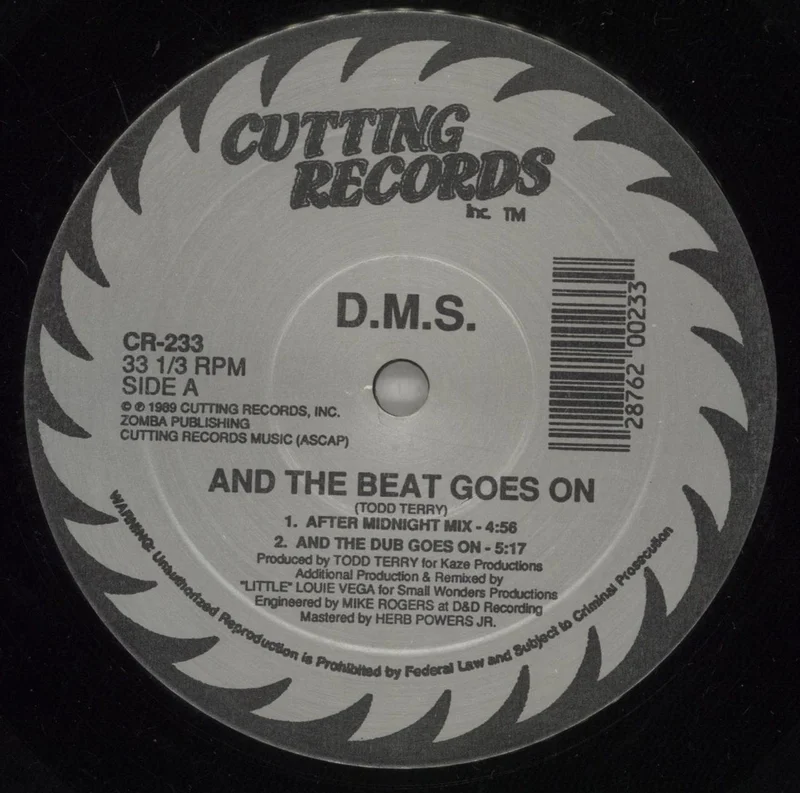 D-M-S And The Beat Goes On US 12" vinyl