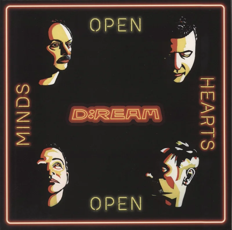 D:Ream Open Hearts Open Minds - Autographed Print UK Vinyl LP