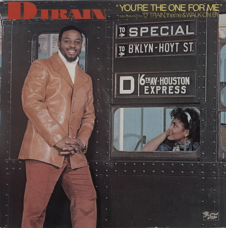 D-Train You're The One For Me - Gold Promo Stamped UK Vinyl LP