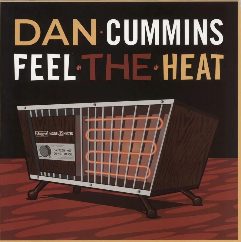 Dan Cummins Feel The Heat - Yellow & Red Pepper Splatter Vinyl US 12" vinyl