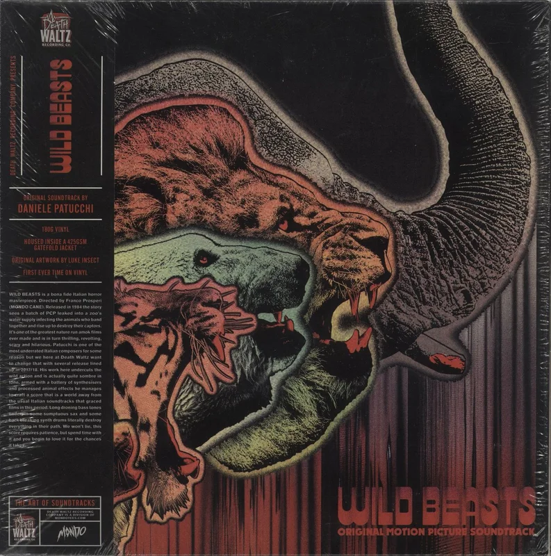 Daniele Patucchi Wild Beasts (Original Motion Picture Soundtrack) - 180gm Vinyl - Shrink UK Vinyl LP