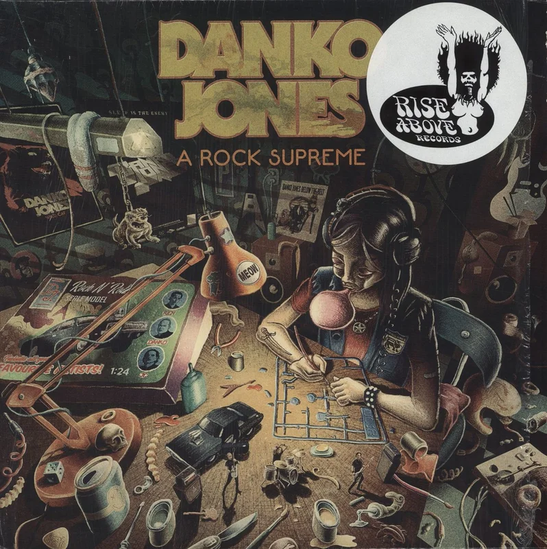 Danko Jones A Rock Supreme - Clear Vinyl UK Vinyl LP