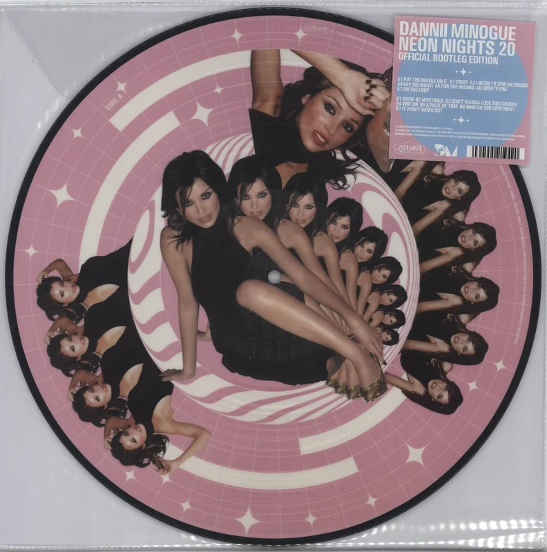 Dannii Minogue Neon Nights 20 - EX UK Picture disc LP