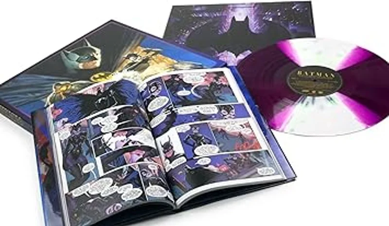 Danny Elfman Batman [Original Motion Picture Score] - Purple & White Split w/ Green Splatter - Sealed US Vinyl box set