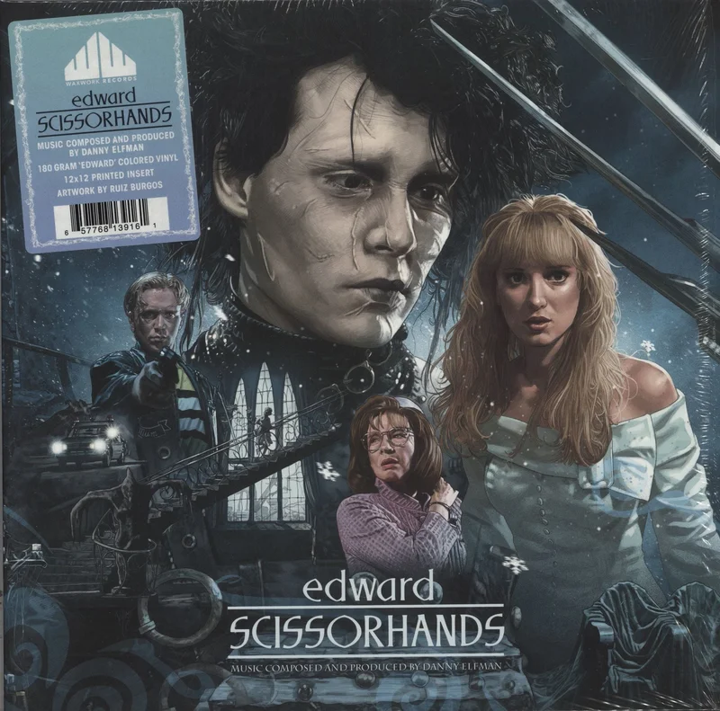 Danny Elfman Edward Scissorhands - 180 Gram Blue Splatter Vinyl US Vinyl LP