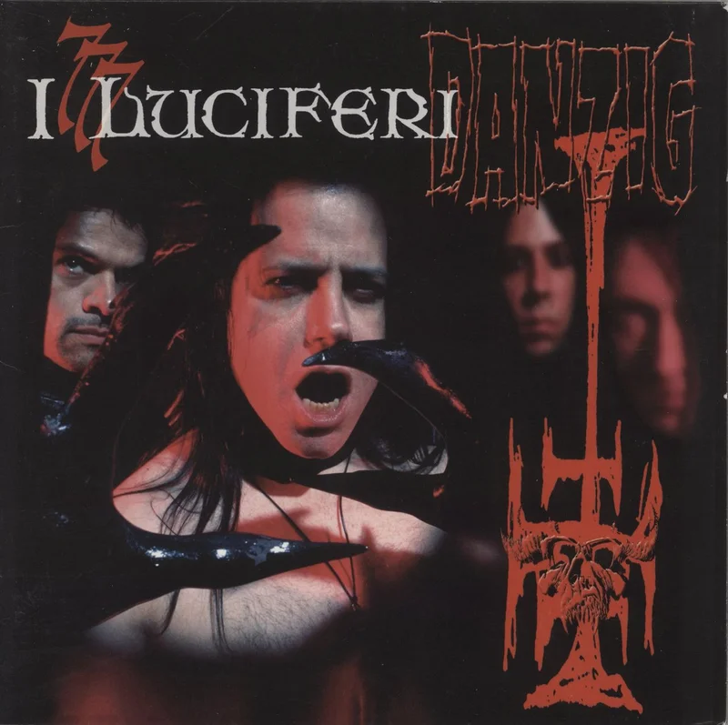 Danzig Danzig 777: I Luciferi - Transparent Black/White with Red Splatter US Vinyl LP