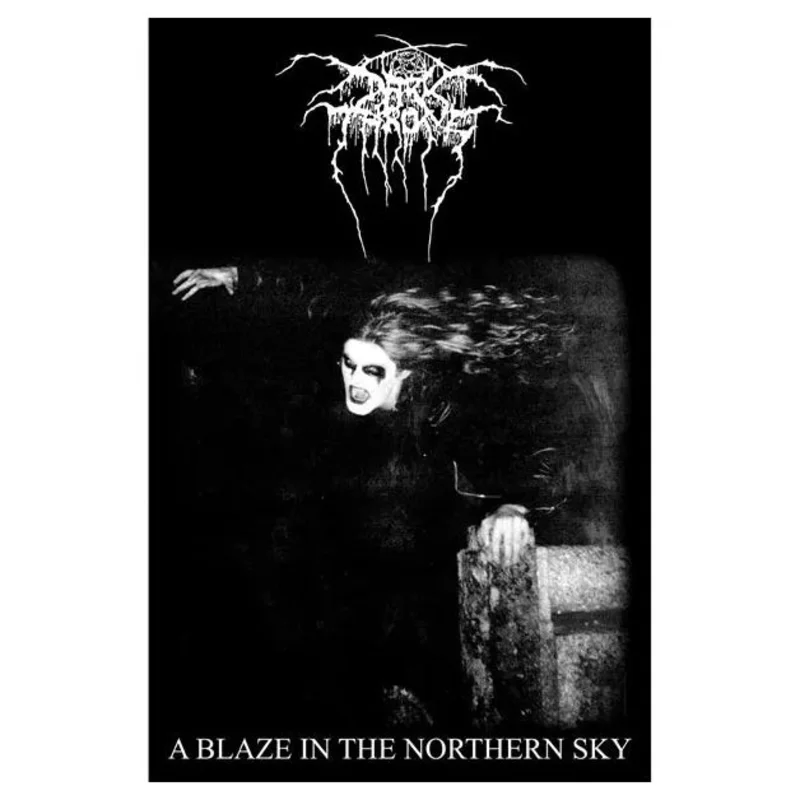 DARKTHRONE: official A BLAZE IN THE NORTHERN SKY large flag / textile poster
