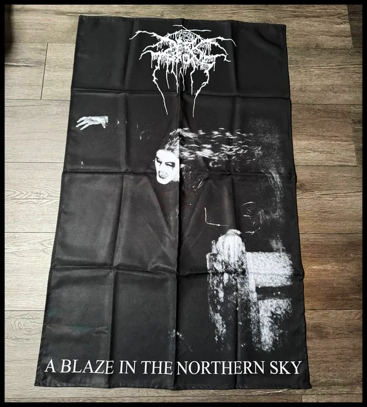DARKTHRONE: official flag / textile poster *preowned/rare*