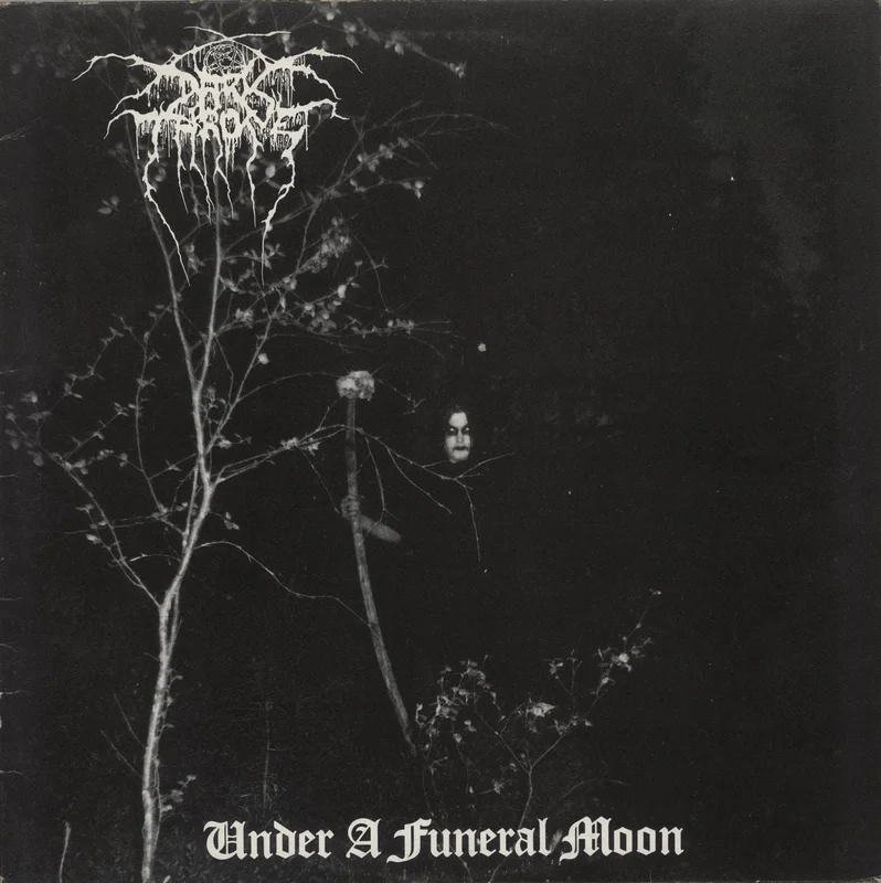 Darkthrone Under A Funeral Moon - VG UK Vinyl LP