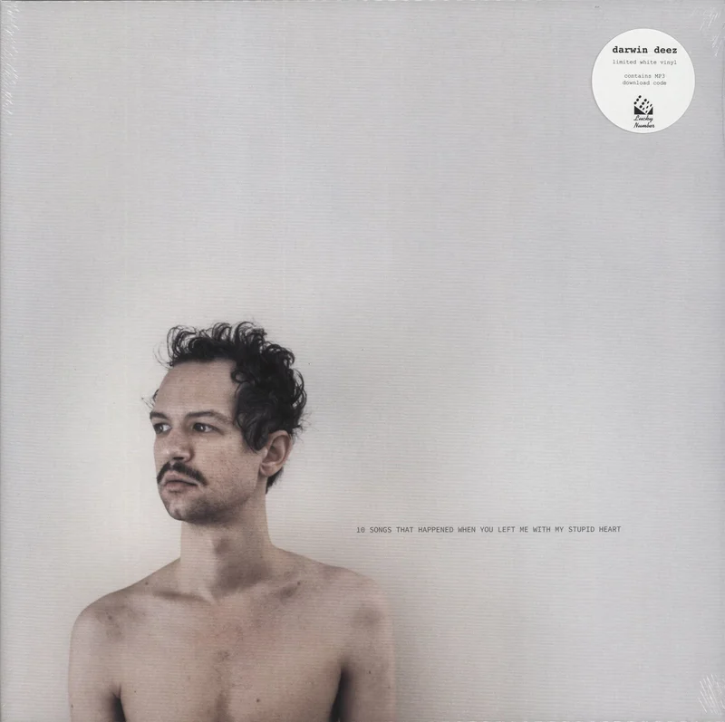 Darwin Deez 10 Songs That Happened When You Left Me With My Stupid Heart - White Vinyl - Sealed + Autographed CD UK Vinyl LP