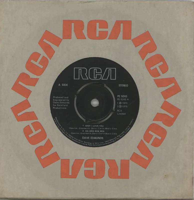 Dave Edmunds Baby I Love You UK 7" vinyl