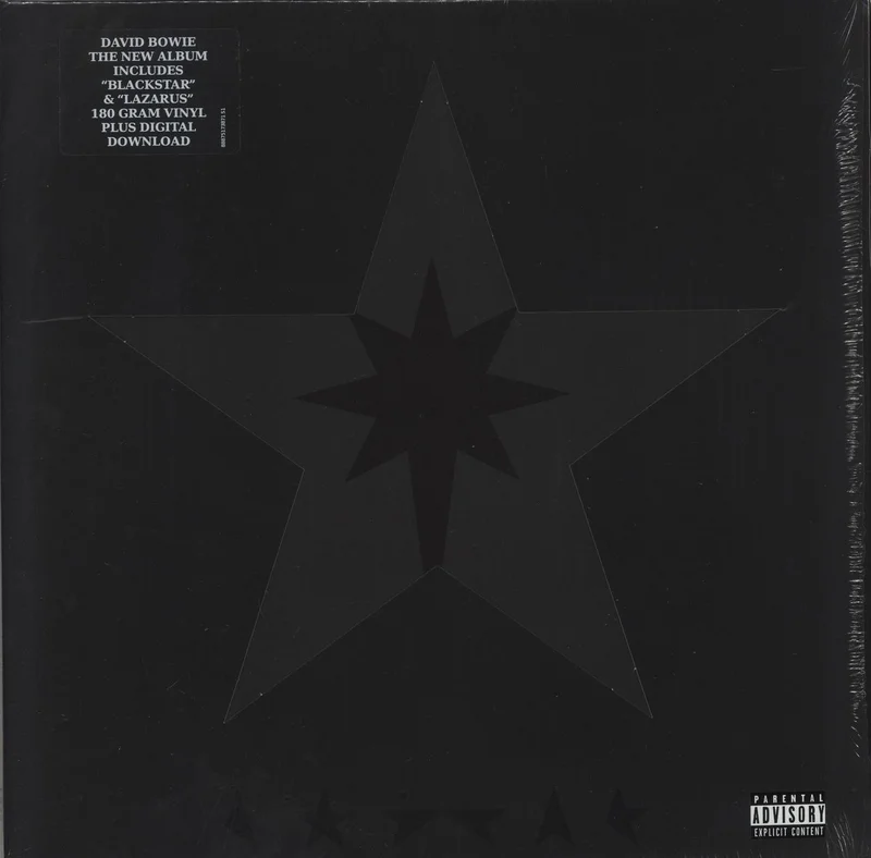David Bowie Blackstar - 1st + Opened Shrink UK Vinyl LP