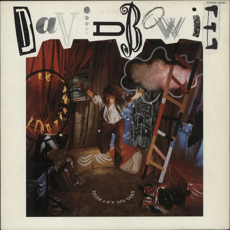 David Bowie Never Let Me Down Japanese Promo Vinyl LP