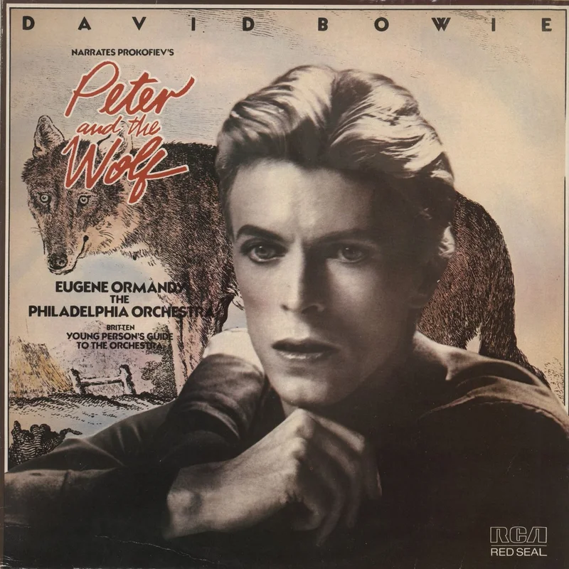 David Bowie Peter And The Wolf - VG Sleeve Italian Vinyl LP