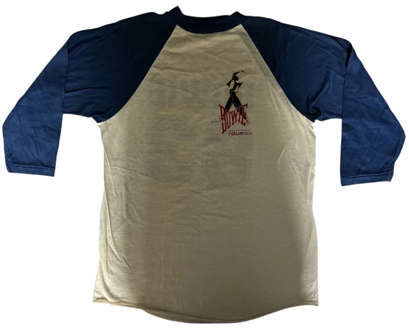 David Bowie Serious Moonlight Baseball T-Shirt - Tour '83 UK T-shirt
