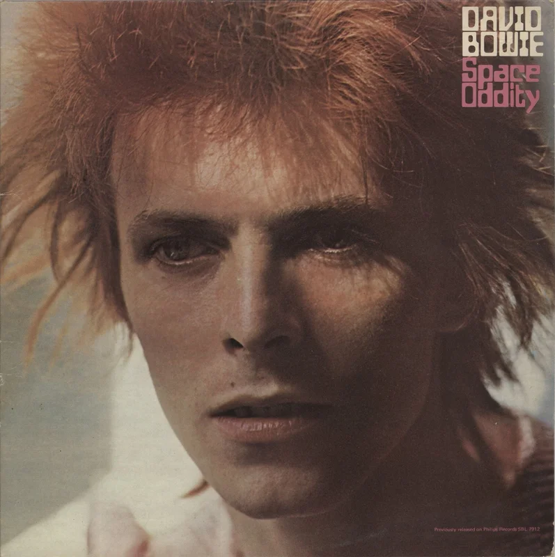 David Bowie Space Oddity - 3rd + Poster UK Vinyl LP
