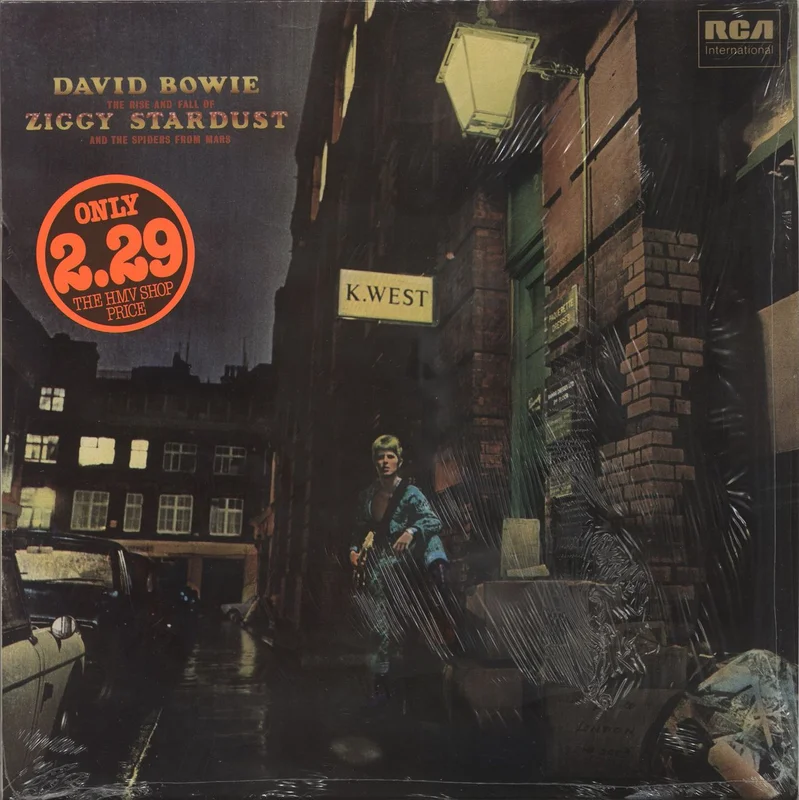 David Bowie The Rise And Fall Of Ziggy Stardust & The Spiders From Mars - Shrink UK Vinyl LP