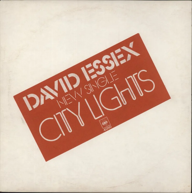 David Essex City Lights UK Promo 12" vinyl
