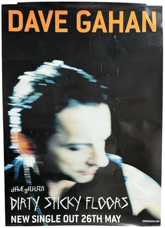 David Gahan Dirty Sticky Floors UK Promo Poster