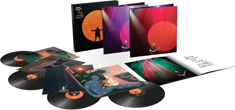 David Gilmour The Luck And Strange Concerts - Black Vinyl 4LP Box Set - Sealed UK 4-LP vinyl set