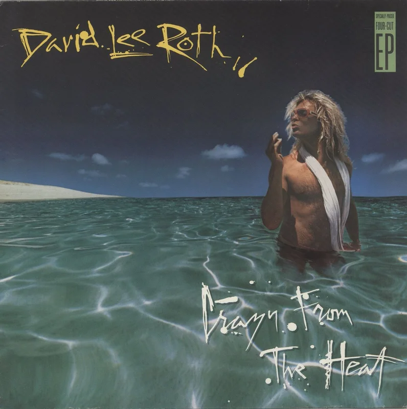 David Lee Roth Crazy From The Heat - Label variant German 12" vinyl