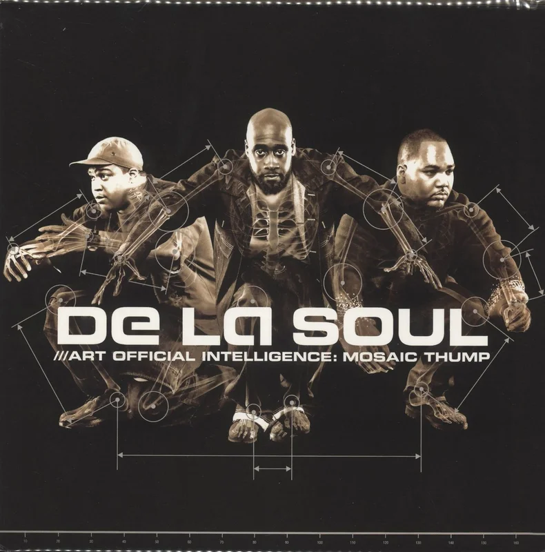 De La Soul Art Official Intelligence: Mosaic Thump UK 2-LP vinyl set