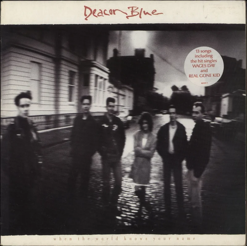 Deacon Blue When The World Knows Your Name - 2 song sticker - Promo Stamp UK Promo Vinyl LP