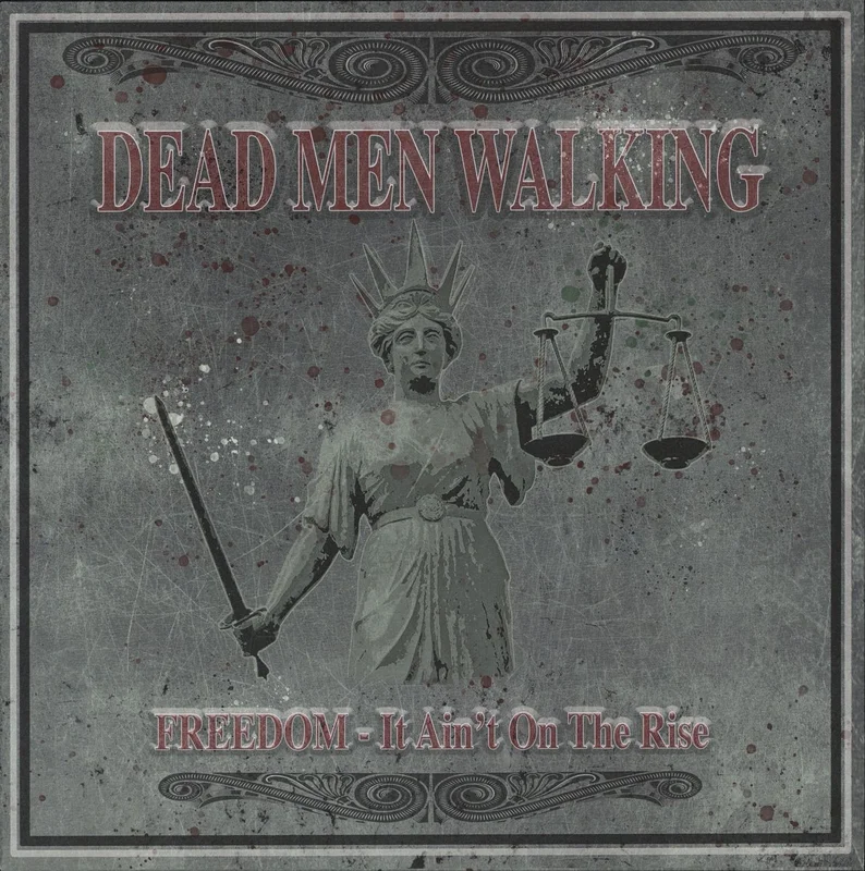 Dead Men Walking Freedom - It Ain't On The Rise - Green Vinyl - Autographed Print UK Vinyl LP