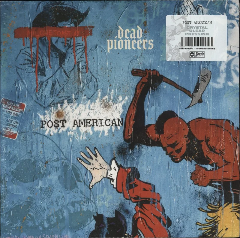 Dead Pioneers PO$T AMERICAN - Clear Vinyl - Sealed German Vinyl LP