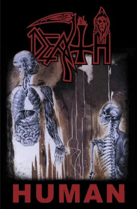 DEATH: official HUMAN large flag / textile poster