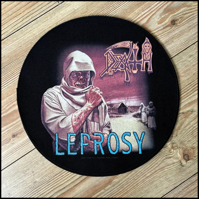 DEATH: official LEPROSY large back patch