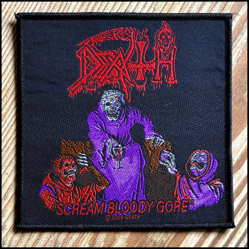 DEATH: official SCREAM BLOODY GORE patch
