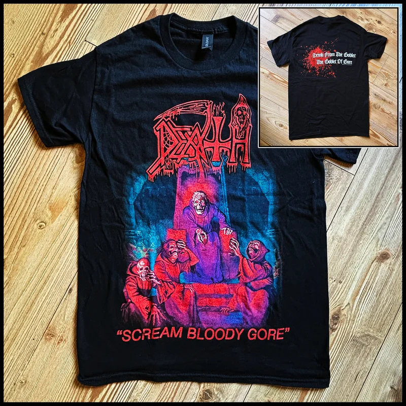 DEATH: official SCREAM BLOODY GORE shirt