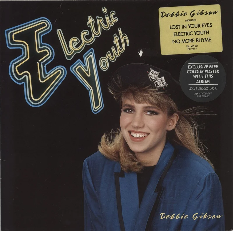 Debbie Gibson Electric Youth - Hype-sticker + Poster + Merch Insert UK Vinyl LP