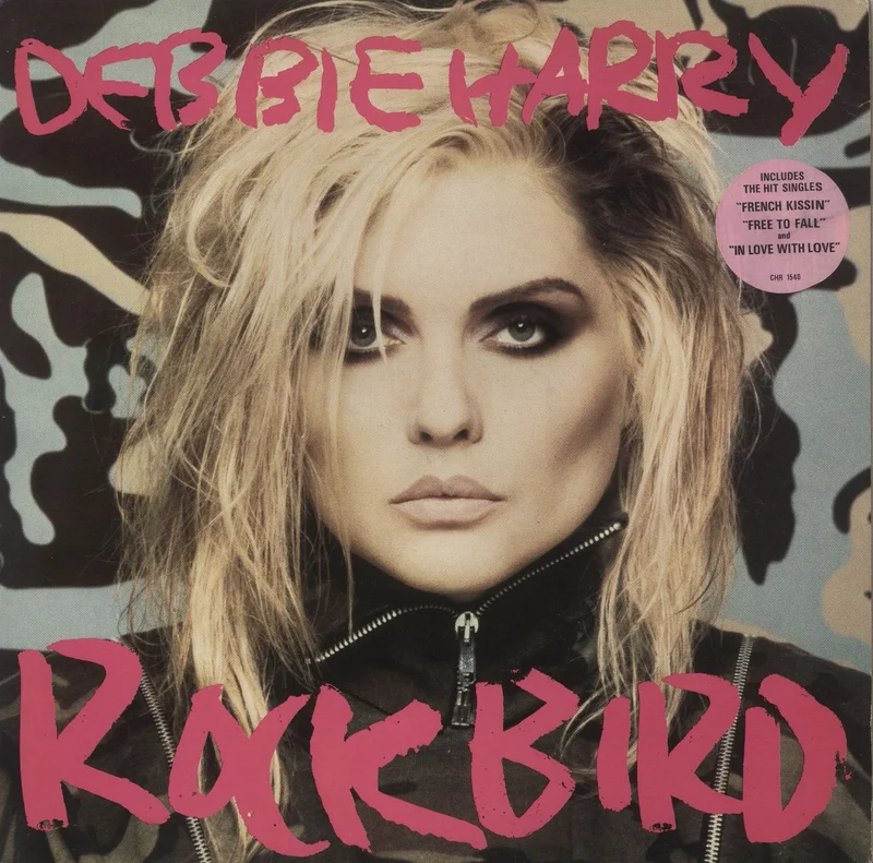 Debbie Harry Rockbird - Pink Titles - Hype Sticker UK Vinyl LP