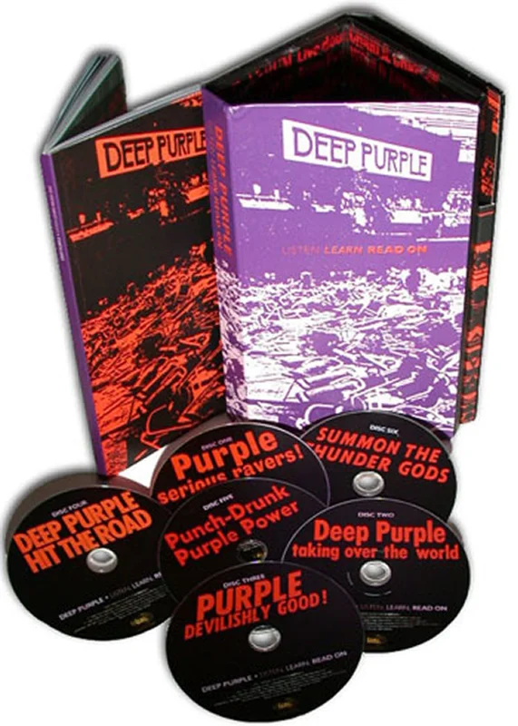 Deep Purple Listen, Learn, Read On UK Cd album box set
