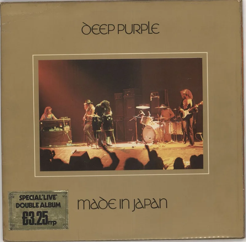 Deep Purple Made In Japan - 1st - Stickered Sleeve - VG UK 2-LP vinyl set