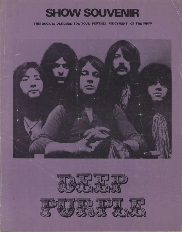 Deep Purple Show Souvenir - VG UK Tour programme