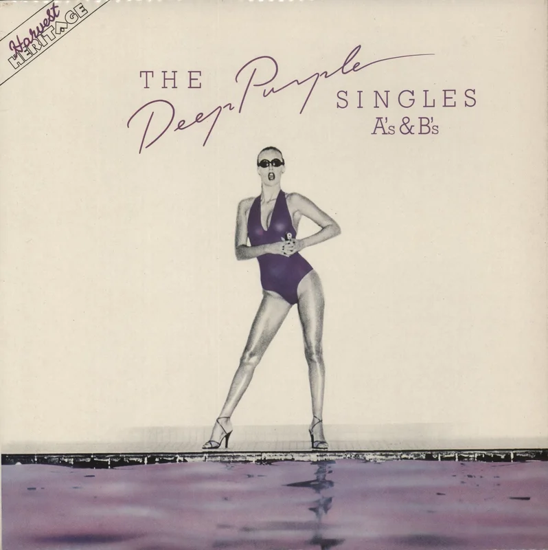Deep Purple The Deep Purple Singles A's & B's - Laminated - Factory Sample UK Vinyl LP