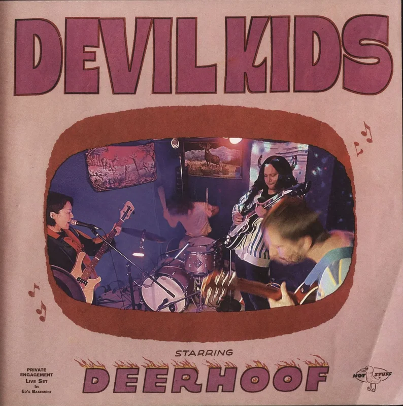 Deerhoof Devil Kids - Blue Vinyl US Vinyl LP