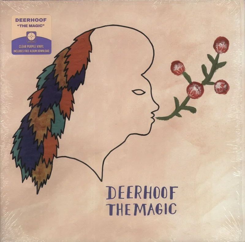 Deerhoof The Magic - Purple Transparent Vinyl - Shrink US Vinyl LP