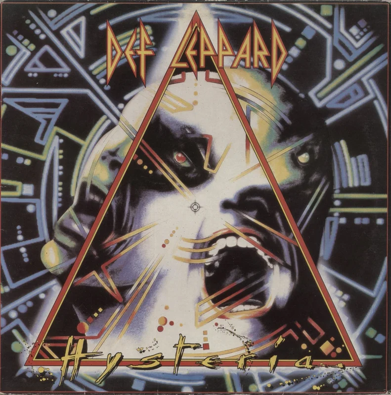 Def Leppard Hysteria Yugoslavian Vinyl LP