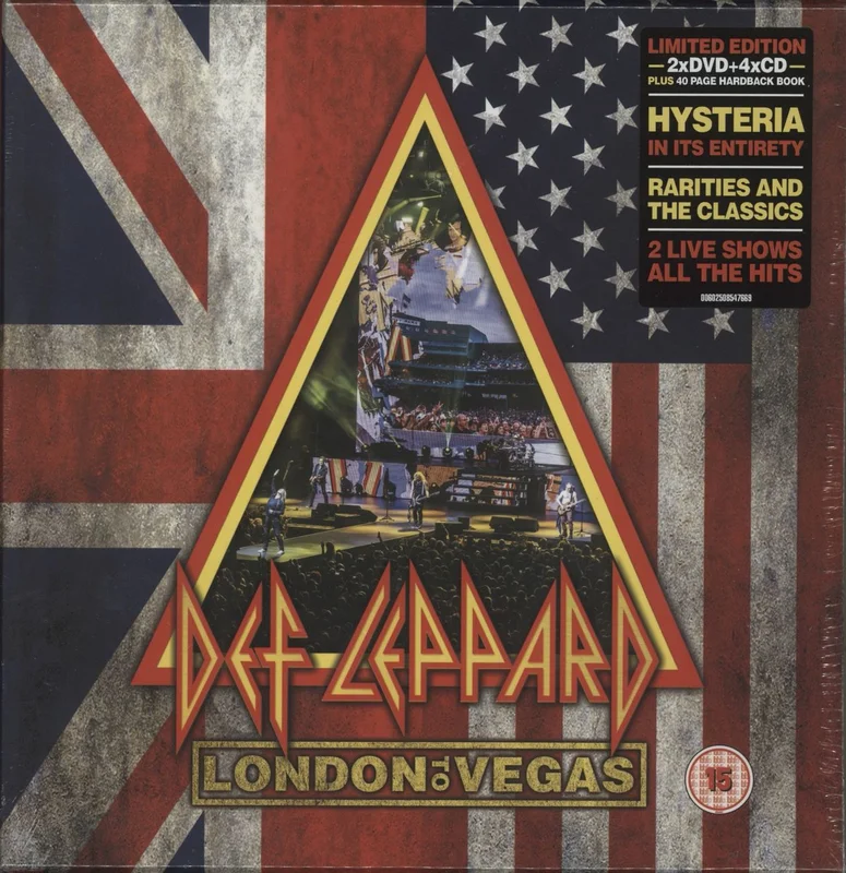 Def Leppard London To Vegas - 4-CD/2-DVD Box Set UK Cd album box set