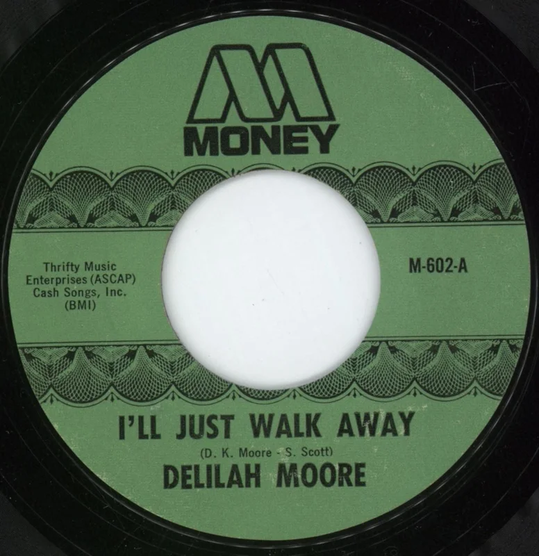 Delilah Moore I'll Just Walk Away / I Wish US Promo 7" vinyl