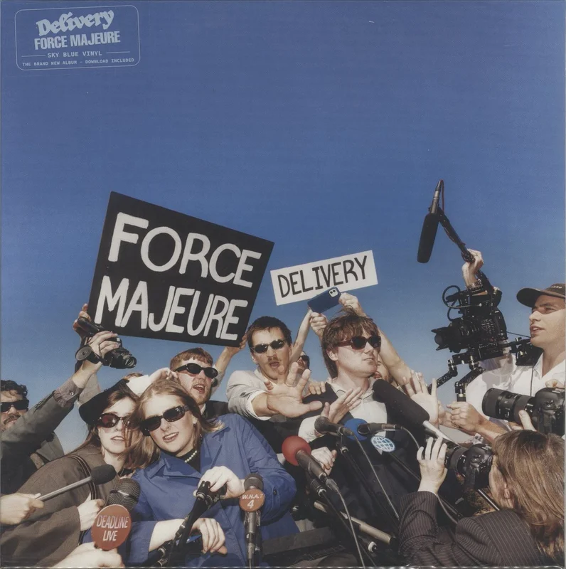 Delivery Force Majeure - Blue Vinyl Australian Vinyl LP