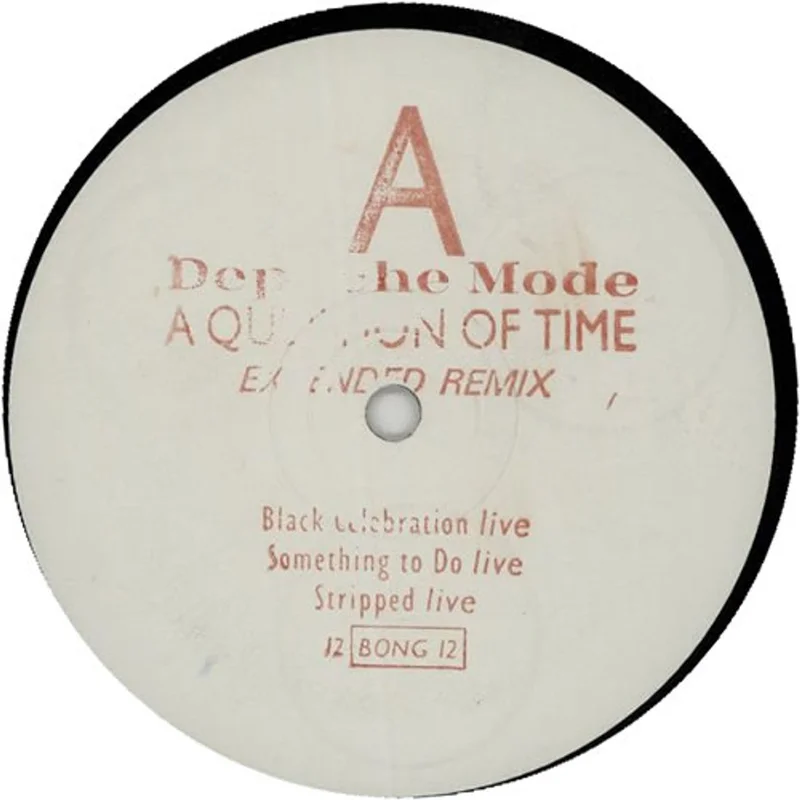 Depeche Mode A Question Of Time UK Promo 12" vinyl