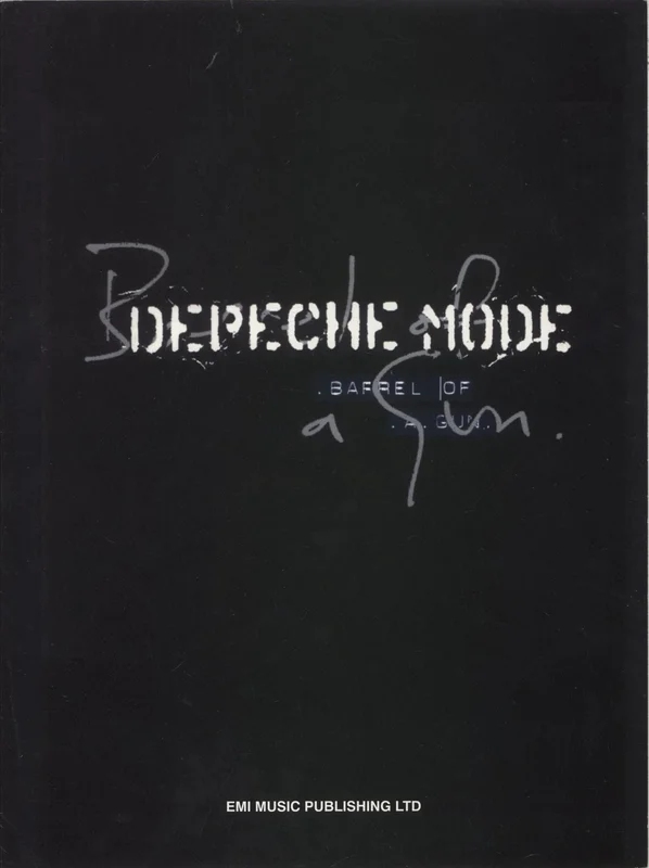 Depeche Mode Barrel Of A Gun UK Sheet music